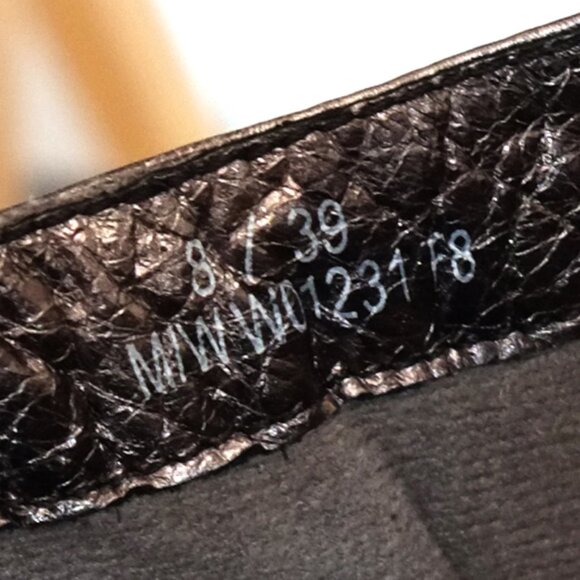 NWOB Børn tall metallic silver pewter fall boots - Picture 8 of 9